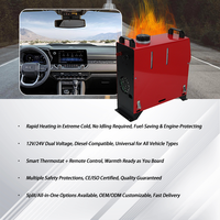Chauffage de stationnement portable de qualité supérieure pour caravane, chauffage diesel 5KW 12V/24V avec Bluetooth