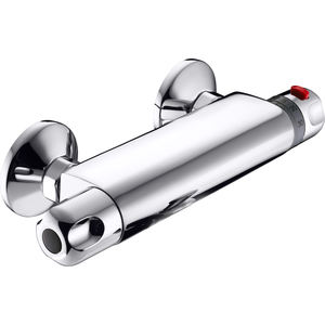 Mezclador de ducha externo termostático Euro a Herramienta de torneado cromado - Product Image 2