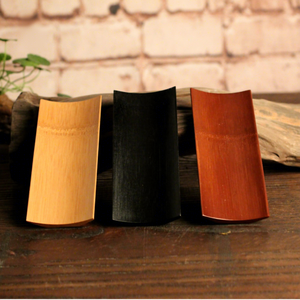 Porta Tazas y Toallas de Bambú Natural de Primera Calidad, de Una Sola Capa, para Sala de Té Zen, <span class=keywords><strong>Restaurante</strong></span>, Hotel, Plato de Servicio - Product Image 4