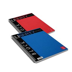 PIGNA - Blocco a Spirale LIBERTY SKIP 80 Fogli A4 Quadrati Assortiti - Product Image 1