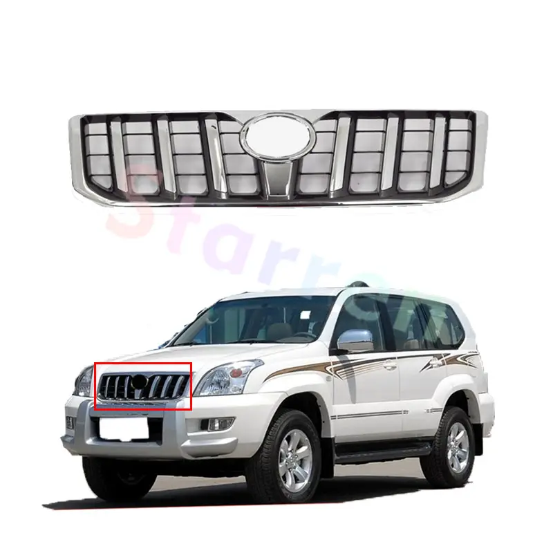 Lưới Tản Nhiệt Trước Cho Phụ Tùng Ô Tô Chất Lượng Cao Phù Hợp Cho Toyota Prado FJ120 LC120 2003-2009