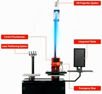 Presse à chaud industrielle double tête Microtec TSLE avec alignement laser de précision et système de positionnement intelligent ProAlign Vision HD