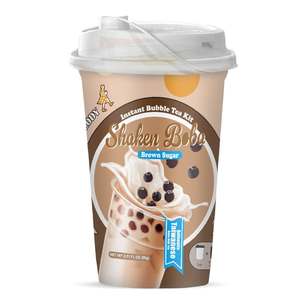 Té de Burbujas con Azúcar Moreno Orgánico Shaken, Fácil de Preparar, Juego de 3 Tazas - Product Image 6