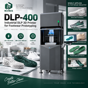 Imprimante 3D DLP professionnelle pour l'industrie de la chaussure, machine d'impression de modèles de semelles de chaussures - Product Image 1