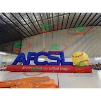 Lettres gonflables géantes 3D, alphabet coloré, décoration extérieure imperméable pour les événements promotionnels et publicitaires
