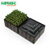 Étagères de supermarché personnalisées Highbright, présentoirs pour légumes frais, table de promotion