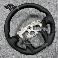 Vente chaude adaptée pour Nissan patrouille Y62 18-24 Sport squelette de volant de voiture en cuir véritable
