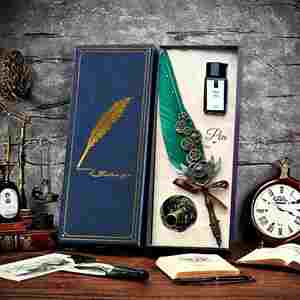 Coffret Cadeau Industrie Mécanique – Stylo Bille 0,7 mm en Métal Durable, Encre Noire, Nouveauté pour l'Écriture - Product Image 3
