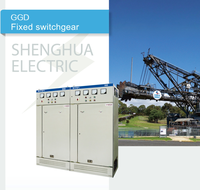 Armoire de Commutation Shenghua GGD IP40 LV pour la Transmission d'Énergie Électrique 380V/440V/690V, Construction Métallique avec Composants en Cuivre