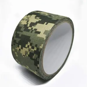 Colle Hotmelt tissu de chasse en plein air imprimé 0.28mm tissu de conduit chasseur tactique bionique Camouflage bande