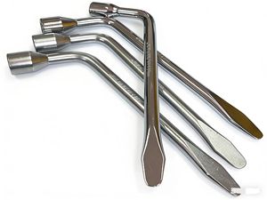 Clé à douille hexagonale en L de 17/<span class=keywords><strong>19</strong></span>/21/22/23/24 mm pour écrous de roue de voiture et camion, outil de démontage de pneus - Product Image 2
