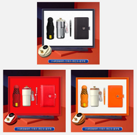 2015 édition 7-en-1 Unique personnalisé à la mode pratique cadeau d'affaires tasse à café parapluie chargeur batterie stylo cahier ensemble