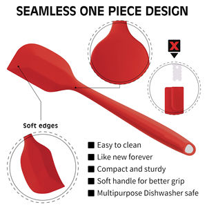 थोक सबसे अच्छा सिलिकॉन रंग पेस्ट्री सिलिकॉन पाक सेट 6pcs spatulas सेट - Product Image 2