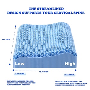 Oreiller Ergonomique en Grille pour Soulager les Douleurs Cervicales, en Polymère Rafraîchissant et Réglable, Respirant pour Tous les Types de Dormeurs à Domicile - Product Image 5
