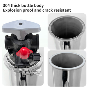 Tap lọc nước nhựa mềm nước trung tâm Máy lọc nước thép không gỉ trao đổi nhựa Canxi <span class=keywords><strong>ion</strong></span> - Product Image 4