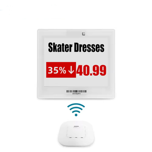 Etiquetas de precios digitales inalámbricas de etiqueta electrónica ABS de 4,2 pulgadas para tienda minorista y supermercado, pantalla <span class=keywords><strong>Elink</strong></span> para supermercado - Product Image 1