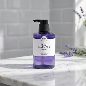 Happy Bath Collezione Originale Bagnoschiuma alla Lavanda 500g per Uso Doccia - Product Image 2