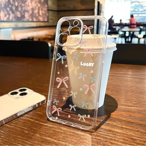 เคสโทรศัพท์สีโบว์ที่มีสีสันสำหรับ iPhone 16 PRO MAX เข้ากันได้กับ iPhone 14 PLUS Silk Ribbon 15 Pro กันกระแทกสำหรับ13 - Product Image 2