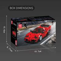Mould King 27078 F4T LM Voiture de sport en blocs de construction MOC, jouet de construction à petites particules, idéal pour un cadeau de Noël