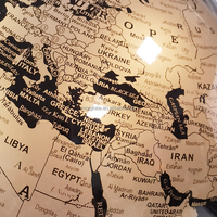 Globe de carte du monde rotatif de haute qualité Offre Spéciale Globe de terre en métal avec pays à bas prix