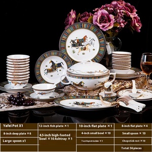 Vajilla <span class=keywords><strong>para</strong></span> el hogar de China, cuenco grande <span class=keywords><strong>para</strong></span> sopa, plato <span class=keywords><strong>para</strong></span> carne de comida occidental, juegos de vajilla, congelador desechable <span class=keywords><strong>para</strong></span> animales, cuenco de cerámica seguro - Product Image 6