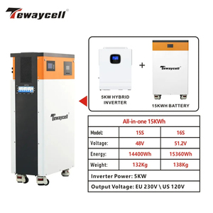 Sistema de Almacenamiento de Energía Doméstico, Kit Completo Fuera de la Red, Todo en Uno, Solar con Batería, Celda de Batería Lifepo4 de 51.2V 300Ah, Batería Prismática de 3.2V - Product Image 2