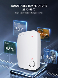 Calentador de Agua Eléctrico de <span class=keywords><strong>Bajo</strong></span> <span class=keywords><strong>Consumo</strong></span> Energético de 220v y 5500w con Certificación IPX4 para Ducha, Calentador de Agua Eléctrico para <span class=keywords><strong>Baño</strong></span> - Product Image 2