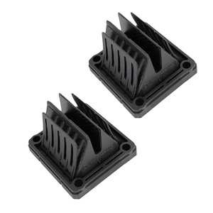 YHMOTO Juego de juntas de válvulas de combustible para motor de 2 tiempos Yamaha Banshee 350 YFZ350, incluye jaulas de láminas de admisión y bloque de membranas - Product Image 3