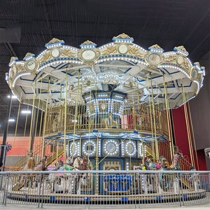 36 Seats Double-deck <b>Carousel</b> - Family Friendly Weather Resistant Large Capacity Resort Ride - Product Image 6