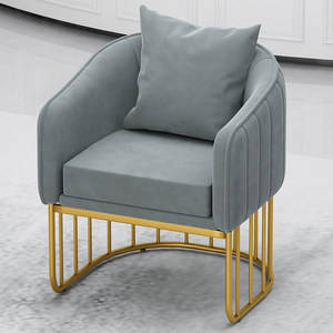 Leisure <strong>Sofas</strong> Wing <strong>Gold</strong> Luxury Nordic Furniture Modern Armchair Velvet Metal Home Lounge Accent Living Room Chairs Hotel <strong>Sofas</strong> - Product Image 5