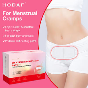 แผ่นประคบร้อนสมุนไพรสีขาวสำหรับประจำเดือน บรรเทาอาการปวดเมื่อย ร้อนเร็ว ได้รับการรับรองมาตรฐาน CE รุ่นเซรามิกฮีตเตอร์ จากโรงงาน - Product Image 1