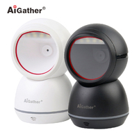 Qr Omnidireccional 1D 2D Desktop Barcode Scanner Reader Data Matrix PDF417 Barcod Scanners para supermercados Librerías Retail