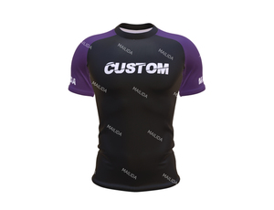 Dropshipping tùy chỉnh jiu jitsu mùa hè UPF50 + thanh thiếu niên & người lớn trống Ngắn Tay Áo phát ban bảo vệ bjj không có gi Rashguard võ thuật mặc - Product Image 4