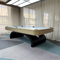 Table de jeux multifonctionnelle durable pour intérieur, personnalisable, billard, tennis de table, hockey sur air, shuffleboard, football de table pour salle de jeux, villa, vacances
