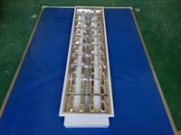 0.25mm d'épaisseur fer aluminium plaque de grille persiennes T8 Grille lampe 3x18w Led Grille lumière 600x600mm