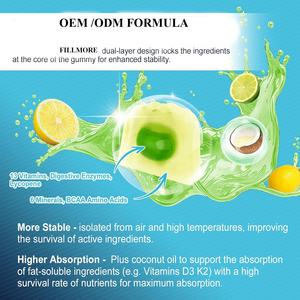 Vigo dimetil <span class=keywords><strong>Multivitamin</strong></span> untuk pria Gummies Bcaa asam Amino seng harian Vitamin a C D3 E K2 B Vitamin kalsium Magnesium kompleks - Product Image 4