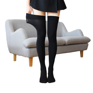 Wholesale Invisible Molded <b>Soft</b> and Comfortable Stretch Solid Nylon Knitted Long Stockings Women Sexy Tube Knee High <b>Socks</b> - Product Image 1