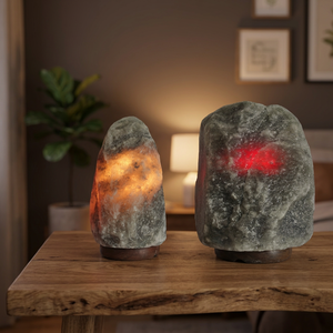 Lampe de sel de l'Himalaya grise OEM 2026, sculptée à la main, artisanat naturel pour la décoration intérieure – Les lampes de sel de l'Himalaya les plus populaires - Product Image 1