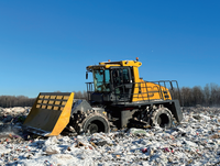 Nouveau Compacteur à Rouleaux XH365 de 36,5t pour Déchets Urbains avec Moteur Puissant de 343 kW pour Projets de Construction à Vendre