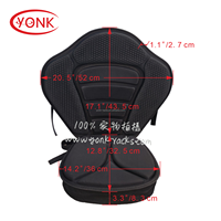 Yonk Fisher Kayak coussin de siège coussin réglable EVA coussin pour Kayaks Waterplay surf outil et accessoire bateau accessoires