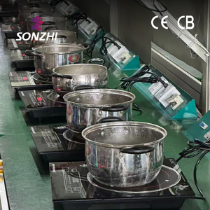 Cocina de Inducción Portátil <span class=keywords><strong>Siemens</strong></span> Infineon IGBT de 1000/1500 Vatios, <span class=keywords><strong>Placa</strong></span> Calefactora Eléctrica Negra sin <span class=keywords><strong>Gas</strong></span> para Cocina - Product Image 4