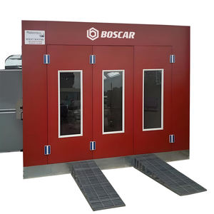 Elettrico/Diesel/Gas riscaldamento auto cabina di verniciatura 7m/8m/9m m di dimensioni lunghe auto sala vernice acqua forno di cottura per auto pittura e asciugatura - Product Image 1
