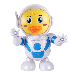 Đồ chơi robot vịt hoạt hình hoạt động bằng pin bán chạy, nhảy múa có nhạc và đèn, di chuyển, đi bộ, đồ chơi học tập cho trẻ em - Product Image 4