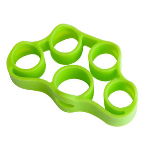 Anneau de résistance en silicone à cinq doigts Tengyi, entraîneur de force de préhension, appareil d'exercice ergonomique, bleu - Product Image 2