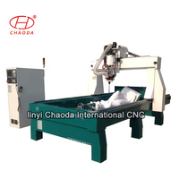 Machine de routeur CNC en mousse de bois 3D pour Sculpture Statue Art Props Park Design Controlled NC Studio Durable Bearing Motor Core