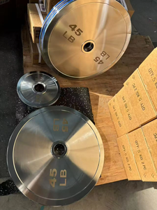 2026 OEM Disques de musculation de compétition personnalisés en <span class=keywords><strong>fonte</strong></span> d'acier KG pour haltérophilie, ensembles de plaques de poids - Product Image 2