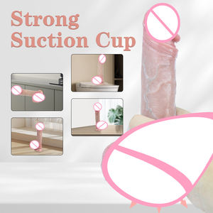 Männliches Organ Großer Realistischer Dildo - Silikon-Vibrator Erwachsenen-Spielzeug - Product Image 5