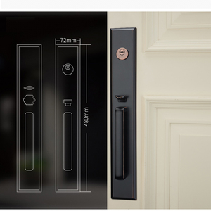Eader nhà máy trực tiếp OME biệt thự khóa cửa khách sạn phòng hội nghị Hợp kim kẽm sang trọng đôi khóa cửa - Product Image 4
