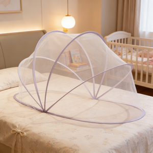 Moustiquaire de lit bébé de qualité commerciale pour commandes en gros, en polyester robuste, pour centres de maternité et crèches - Product Image 1