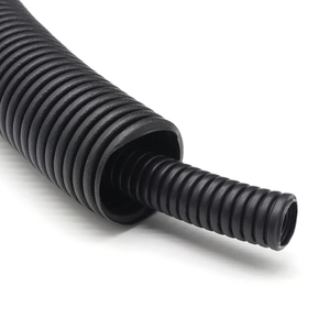 Tuyau ondulé en plastique, gaine souple isolante en plastique, accessoires de protection ignifuges pour faisceaux de câbles - Product Image 1